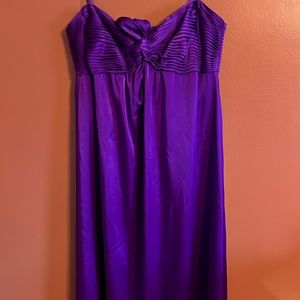 BCBG MaxAzria Purple Satin Gown size 12
